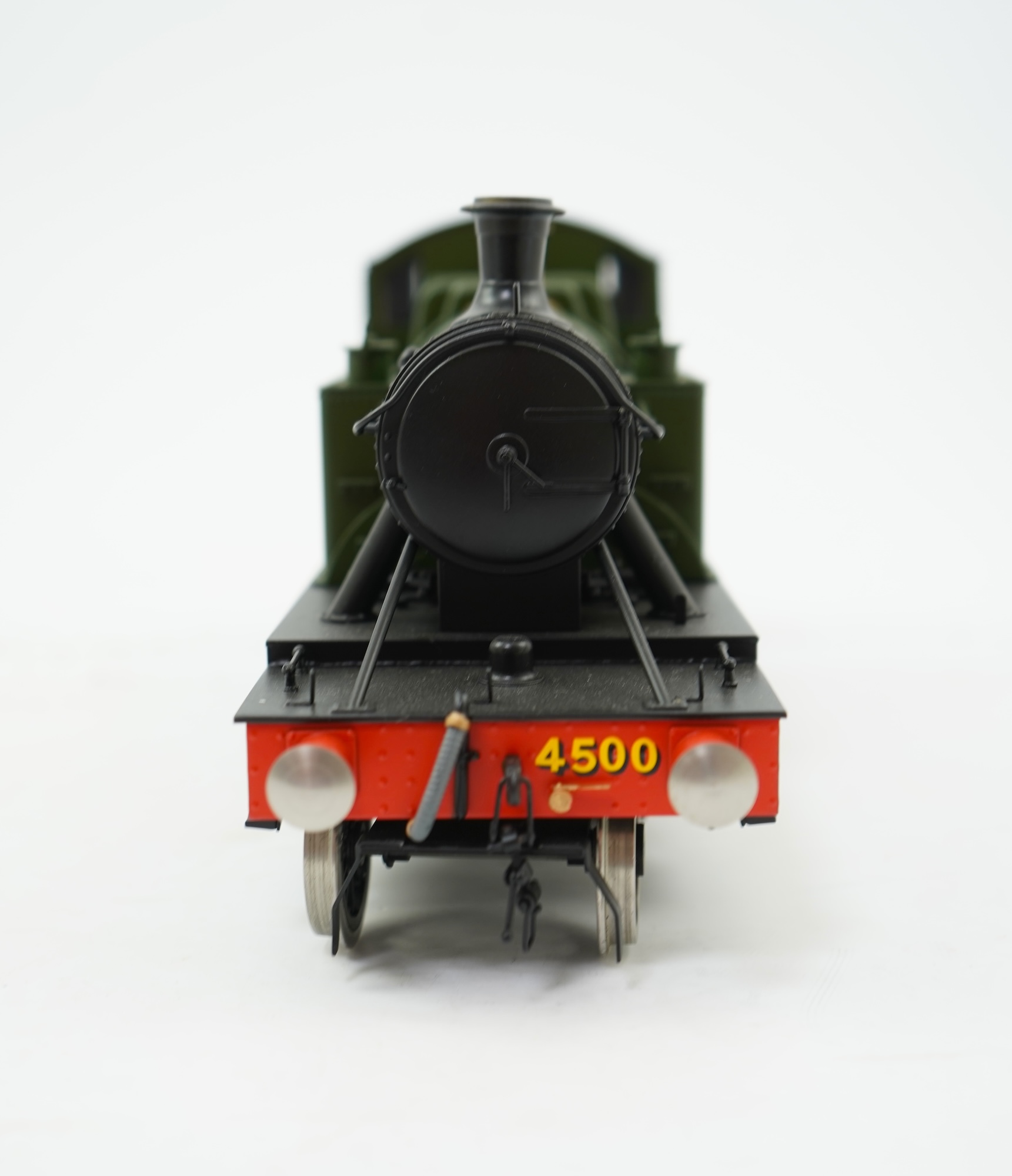 A Gauge One FineScale Brass for Bachmann model of GWR Class 45xx, 4500, 2-6-2T Prairie Tank locomotive, powered for two rail operation.